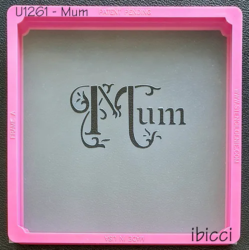ibicci Mum stencil